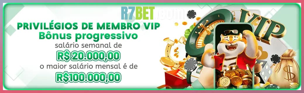 R7BET bônus — cashback 15 por cento e níveis VIP